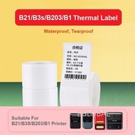 B21/B3S/B1/B203 Label Printer Sticker Paper Roll Jing Chen (Niimbot) for B21/B3S/B1 Label Printer