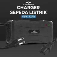 Charger Aki Sepeda Listrik Lead-Acid Battery AC Power adapter cas aki skuter sepeda listrik Uwinfly