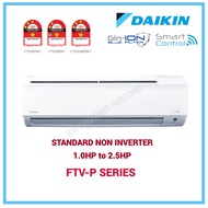 DAIKIN Standard Non Inverter Air-Conditioner 1.0HP to 3.0HP (Complete Set Indoor + Outdoor Unit)