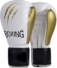 Boxing gloves Boxing Gloves PU Leather 6CM Thick Boxing Gloves Heavy Punch Speed Bag MMA Punching Mitts Kickboxing Sparring Training Gloves for Boxing Muay Thai MMA for Men and Women