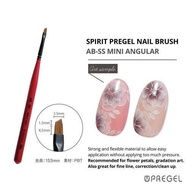 PREGEL AB SS mini Angular Brush For Making French Ends From Japan Nail Paint
