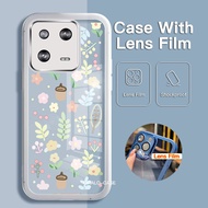 Case For Xiaomi 13T Pro Xiaomi14 Mi11T Casing With Lens Film Soft Shockproof Clear Summer Floral pattern Xiaomi12Pro 12T