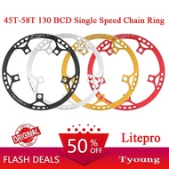 Litepro 45T-58T 130bcd Single Speed Chain Ring