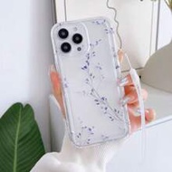 Shockproof Fashion Flower Phone Case Apple Daisy With Phone Charm 1pc Floral Pattern Airbag Phone Ca