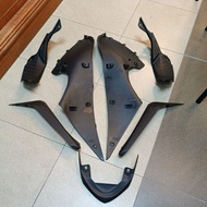 Kawasaki Ninja ZX636 / ZX636R 2013 - 2017 coverset inner panel / panel plastik hitam loose pieces