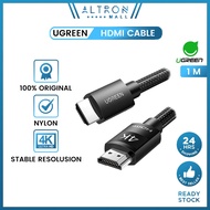 UGREEN HDMI To HDMI 2.0 Cable 4K 60Hz HDR UHD eARC Stereo Sound Nylon Braided Premium PS5 Xbox Monit