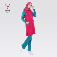 Yovis sport - setelan senam olahraga wanita - tunik