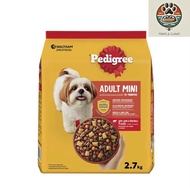 Pedigree Adult Mini Beef Lamb and Vegetables Dry Dog Food 2.7kg