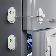 Fingerprint Lock Smart Lock Perforation-Free Electronic Lock Chain Refrigerator Combination Lock Off