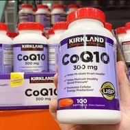 ( Exp.09/2026)Kirkland Signature Coq10 300 mg 100 Softgels Kirkland coq10 100 เม็ด ของแท้ 100%