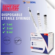 TOPSEAL STERILE SYRINGE LUER SLIP 1 ML | 3 ML | 5 ML