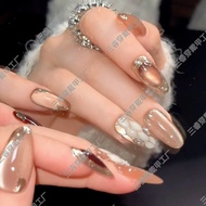 Xiaohongshu Wearable Nails High-End Fake Nails Medusa Manicure Nails Wearable Nails 9.15