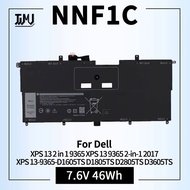 NNF1C 7.6V 46Wh Laptop Battery for Dell XPS 13 2 in 1 9365 XPS 13 9365 2-in-1 2017 XPS 13-9365-D1605
