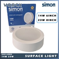 (2Year Warranty)<SIRIM Approved> Simon CD20 LED Surface Downlight Round 14W 6 Inch 23W 8 Inch