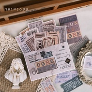 Vintage Ticket Ephemera & Sticker Pack | Shinjodu