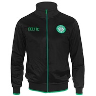 Celtic FC Official Soccer Gift Mens Retro Track Top Jacket