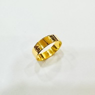 22k / 916 gold C Design Ring