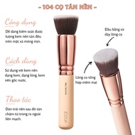 Cọ Đánh Nền Lỏng Chuyên Dụng Cao Cấp Zoeva Rose Gold Buffer 104