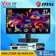 MSI MAG 273QP QD-OLED X24 (26.5", WQHD, 0.03MS, 240HZ, QD-OLED) FLAT GAMING MONITOR