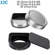 JJC Square Lens Hood for Fuji Fujifilm XF 23mm F2.8 R WR/ XF 27mm F2.8 R WR/ XF 27mm F2.8, Replace F