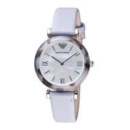 Emporio Armani AR11002 Analog Quartz Grey Leather Women Watch [Pre-order]