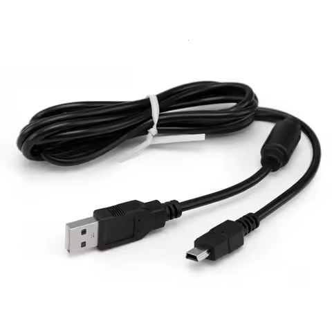 USB Charging Charger & Play Cable Lead for Sony Playstation 3 Controller With Ring