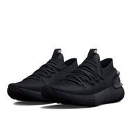 Sepatu Under Armour HOVR Phantom 3 Triple Black & Black White