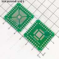 [3 Pieces]- Pin Changer Base QFP-64 QFN-64 To DIP-64 TechZone Viet