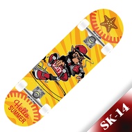Skateboard สเก็ตบอร์ด24 รูปแบบ สเก็ตบอร์ดสี่ล้อระดับมืออาชีพ ไม้กระดานเมเปิ้ล ราคาถูก!!