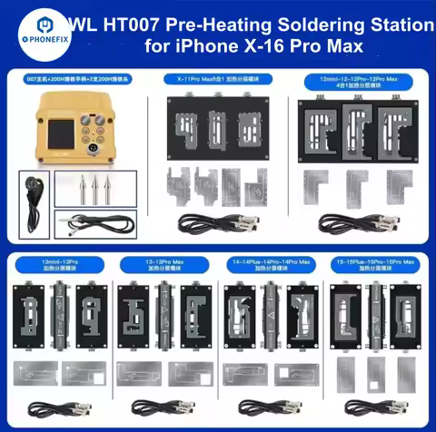 WL HT007 Mainboard Layered Soldering Station for iPhone X 11 12 13 14 15 16 Pro Max PCB Motherboard 