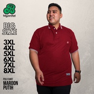 Jumbo xxxl xxxxxl Polo Shirt Original Big Jordan Collar Shirt 5xl 6xl 7xl 8xl