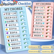 MARIER Daily Planner Memo, Plastic Self-discipline My Chores Checklist,  My Chores Reusable Detachab