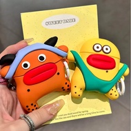 Cute creative on the run madman sausage mouth for huawei freeclip2 bluetooth freebuds7i/6i earphone 