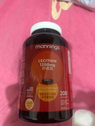 萬寧卵磷脂1200mg/Mannings Lecithin 1200mg