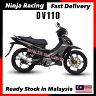 DEMAK DV110 COVER SET ORIGINAL BLACK HITAM DV 110 BODY COVER COMPLETE SET COVERSET CAVER KAVER COLOU