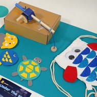 Tinkerer Box 海底世界 小孩創意 DIY釣魚游戲 STEM玩具 遊戲繪本