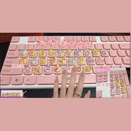 [Hot-selling Recommendation] Transparent Color diy Keyboard Three-dimensional Letter Keyboard Sticke