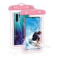 2PCS Universal Waterproof Phone Case Water Proof Bag Mobile Cover case For iPhone 12 11 Pro Max 8 7 Huawei Xiaomi Redmi Samsung
