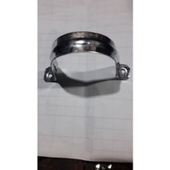 Conduit clamp, metal clamp, pvc pipe clamp. 11/2" 50mm. 2hole galvanize iron. buy 10 for 85