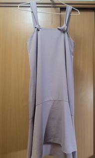 【超可愛便宜賣】芋頭粉紫吊帶裙