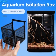 BYABR Guppy Breeding Box, Hangable Durable Aquarium Breeder Box, Fry Nursery Ventilated PLA Floating
