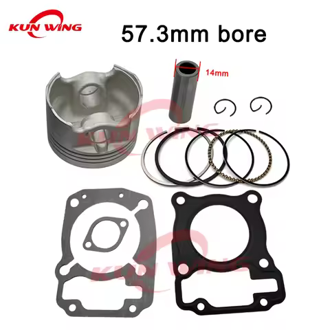 57.3MM Bore Piston Kit Ring Gaskets for Honda CBF150 CBF 150 XR150 KTT150 XR KTT 150cc CRF150F CRF 1