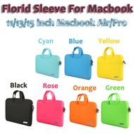 2015 New * For Apple Macbook Air/Pro with retina 11/13/15 inch Sleeves Bag * High Quality Florid Hand Bag Waterproof Shockproof Sleeves Lightweight