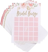 OLYCRAFT 30Pcs Bridal Shower Game Bingo Game with Blank Squares to Guess The Bride's Presents Weddin