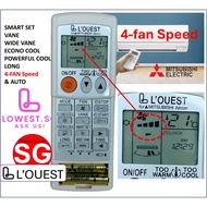 Replacement for Mitsubishi MSY-GE10VA aircon remote control & MSY-GE13VA (new)