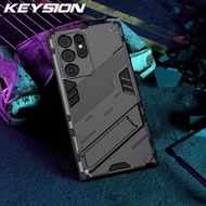 KEYSION Ốp Chống Sốc Cho Samsung A52S M52 A22 5G Ốp Lưng Điện Thoại Có Giá Đỡ Nhẫn Cho Galaxy A72 M3