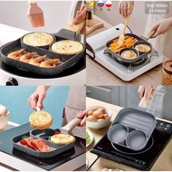 Frying pan grill burger