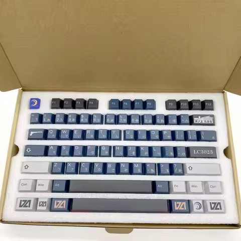 Lycoris Recoil Keycap Cherry Profile 142 Keys PBT DYE Sublimation ANSI Layout ISO Enter For Mechanic