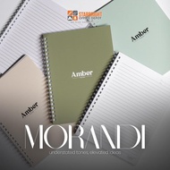 Amber Notes Soft Ring Notebook Morandi Series WITH COVER