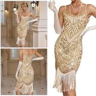 Kitty 1920s Flapper Dress - Fringe Cocktail Great Gatsby